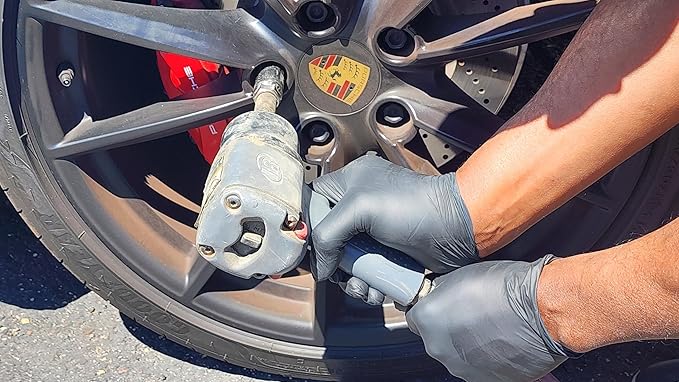 Grip Black Nitrile Gloves 5mil