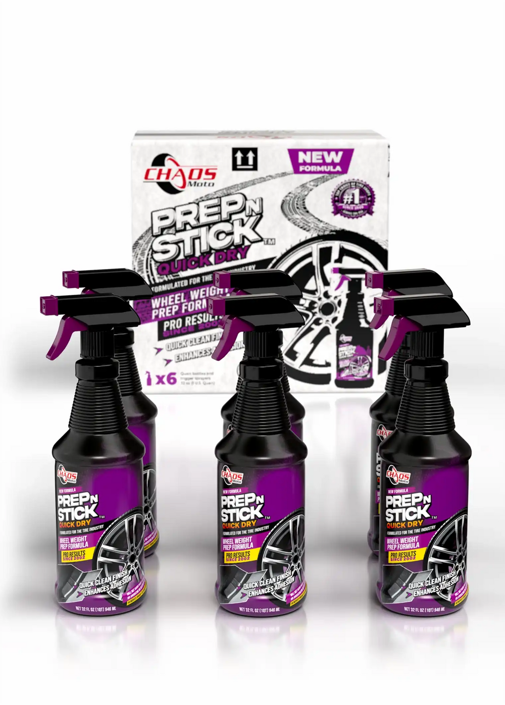 Prep N Stick Quick Dry wheel weight prep spray, 32 oz bottle