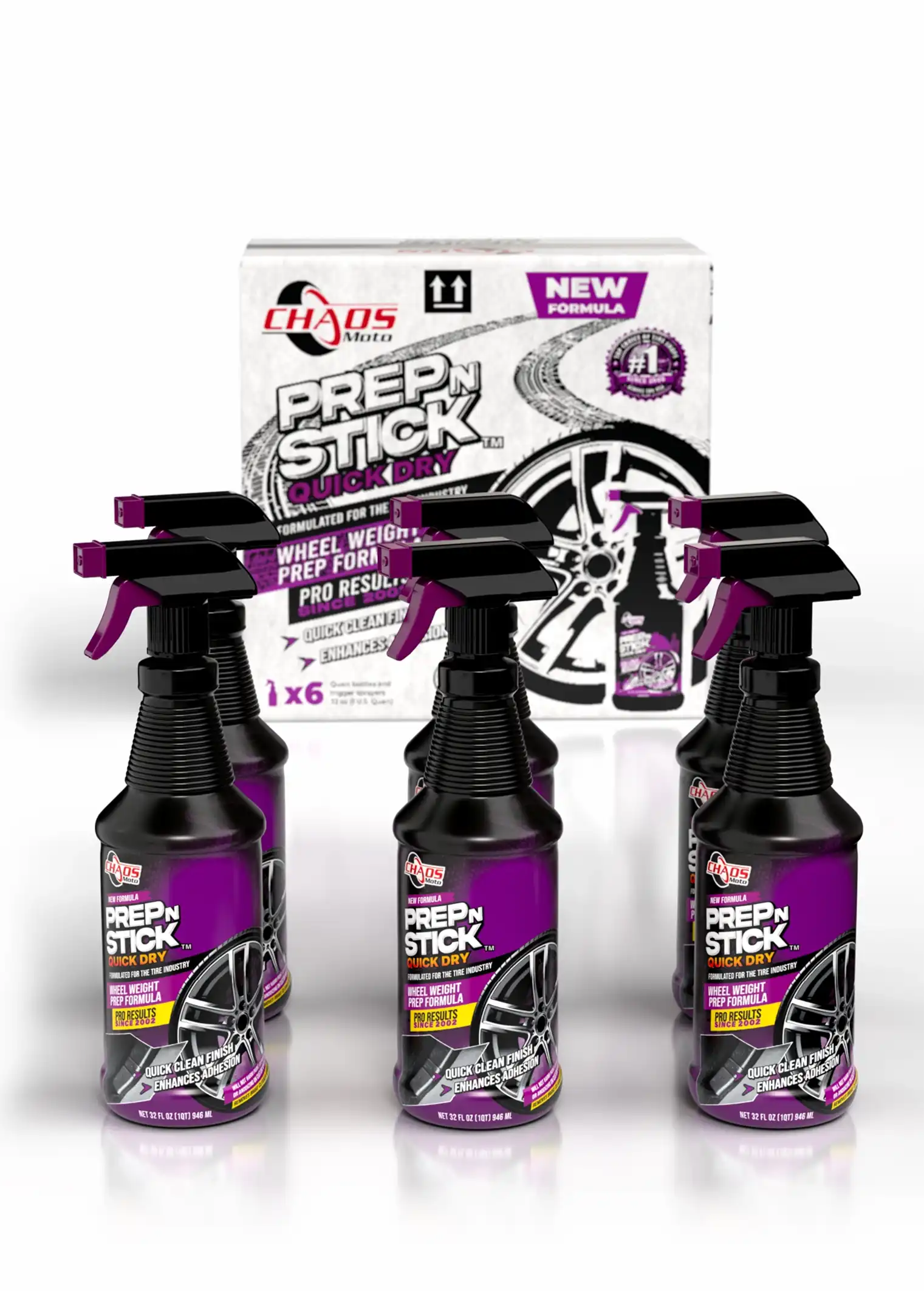 Prep N Stick Quick Dry wheel weight prep spray, 32 oz bottle