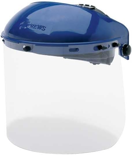 Full face shield visors, 10-pack with headgear, 0.040 polycarbonate