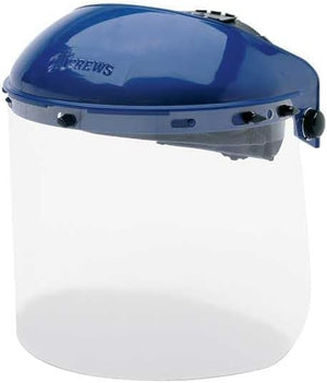 CHAOS Moto 10 Clear Faceshield Visors + 1 Headgear Bundle, 8x15.5, 0.040