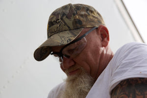 Lunettes de protection CHAOS Moto Hemi - Anti-buée, anti-rayures, verres transparents, monture noire, ANSI Z87.1+ (boîte de 12)