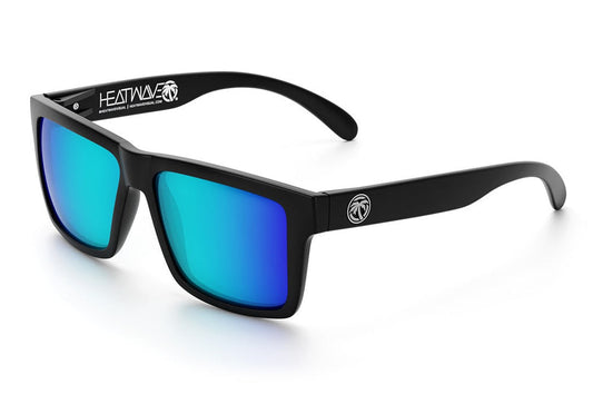 VISE Z87 Sunglasses Black Frame: Polarized Tinted Lens POLARIZED Galaxy Blue Z87 Lens