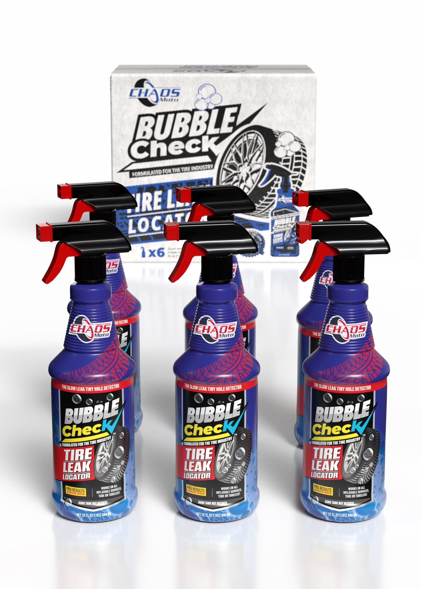 Bubble Check professional tire leak detector bottles