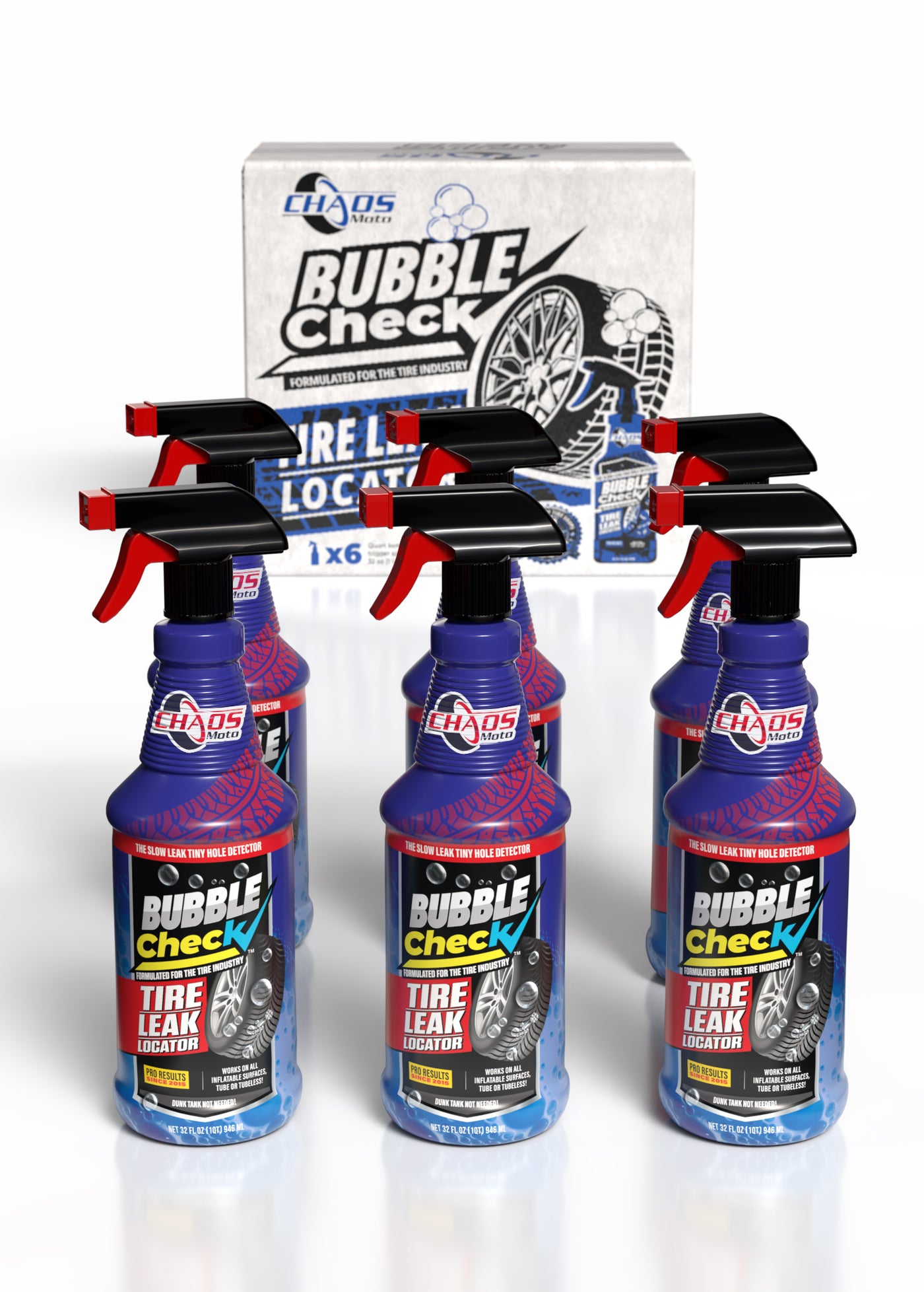Bubble Check tire leak detector spray, 32 oz bottle