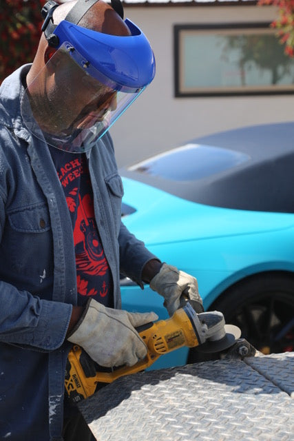 CHAOS Moto 10 Clear Faceshield Visors + 1 Headgear Bundle, 8x15.5, 0.040